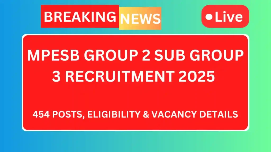 Mpesb group 2 sub group 3 recruitment 2025 2 Mpesb group 2 sub group 3 recruitment 2025 1