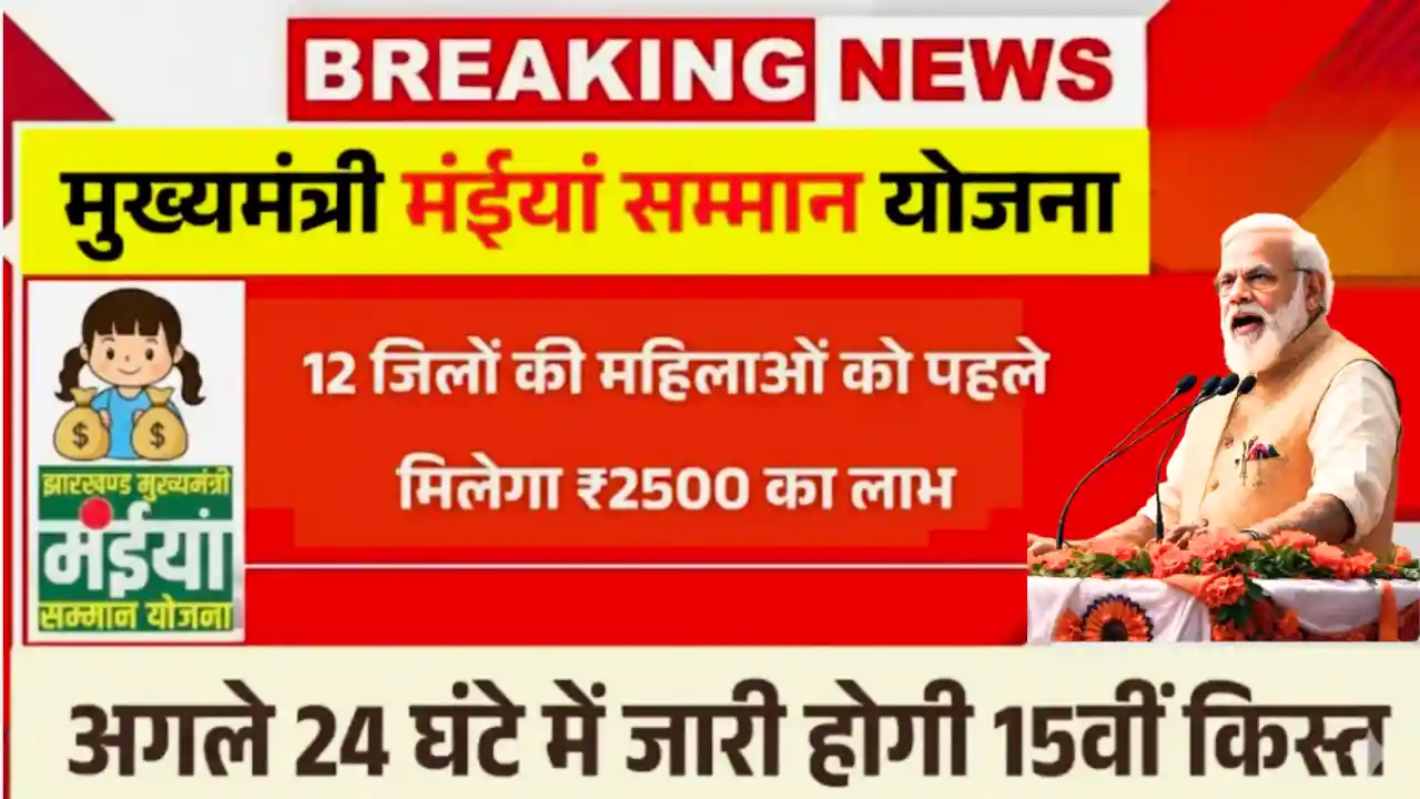 Maiya samman yojana 15th installment date