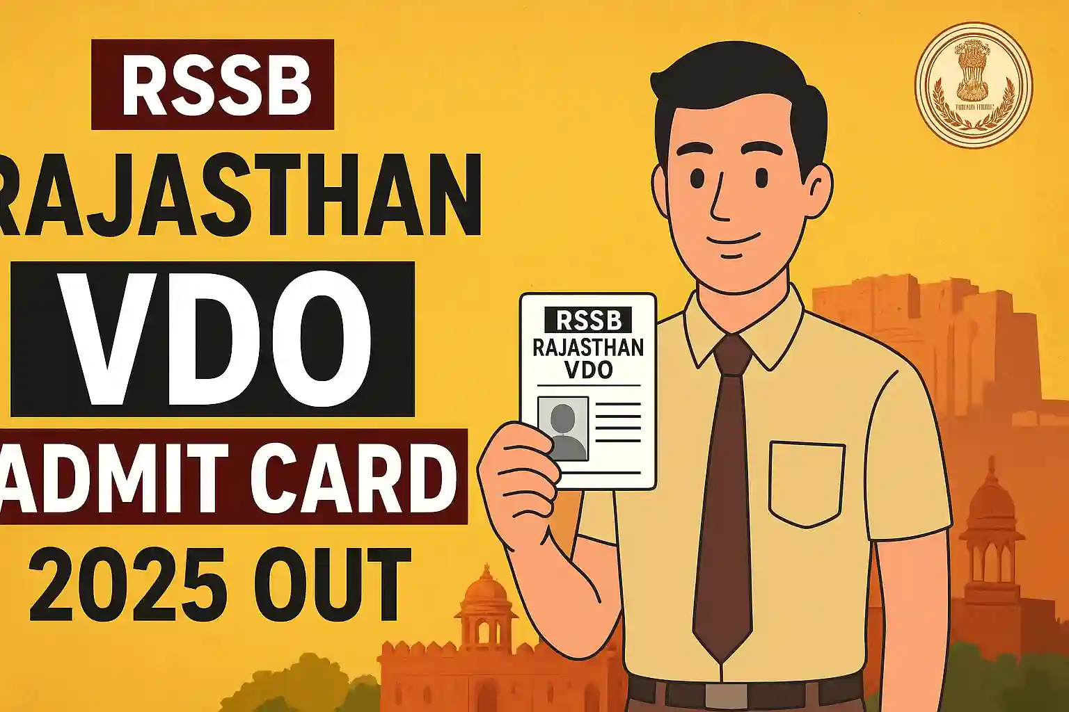 Rssb rajasthan vdo admit card 2025