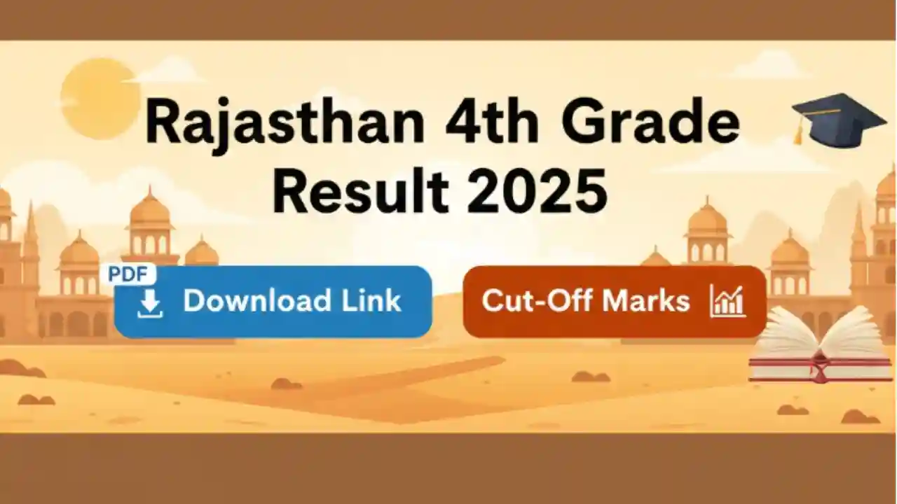 Rajasthan 4th grade result 2025