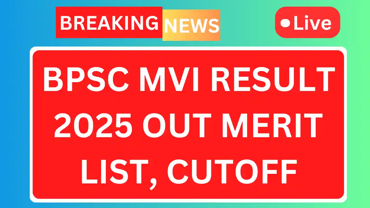 Bpsc mvi result 2025