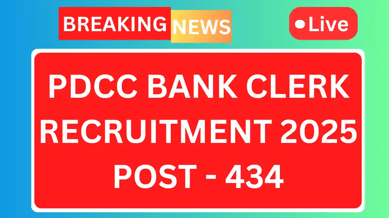 Pdcc bank clerk recruitment 2025