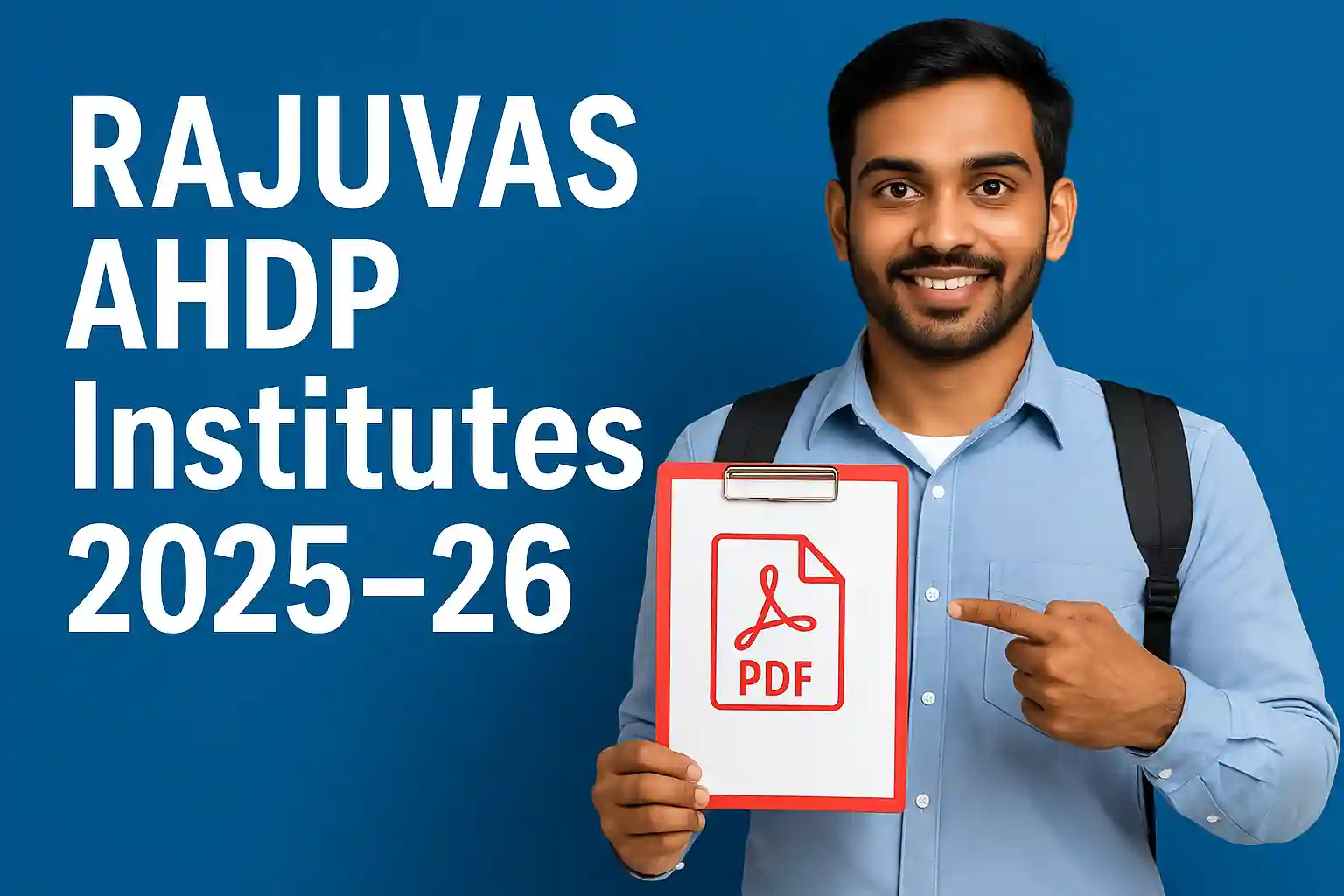 Rajuvas ahdp institutes 2025–26