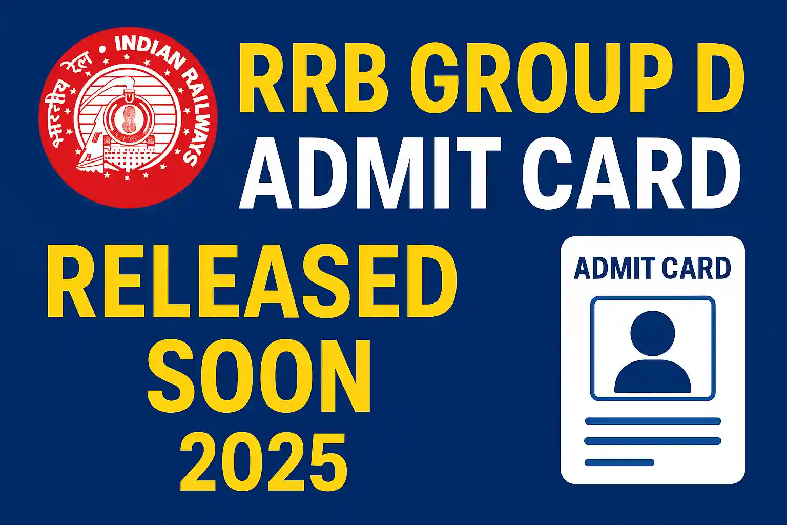 Rrb group d admit card 2025
