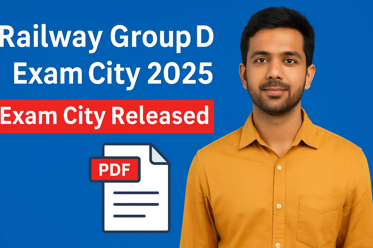Railway group d exam city 2025