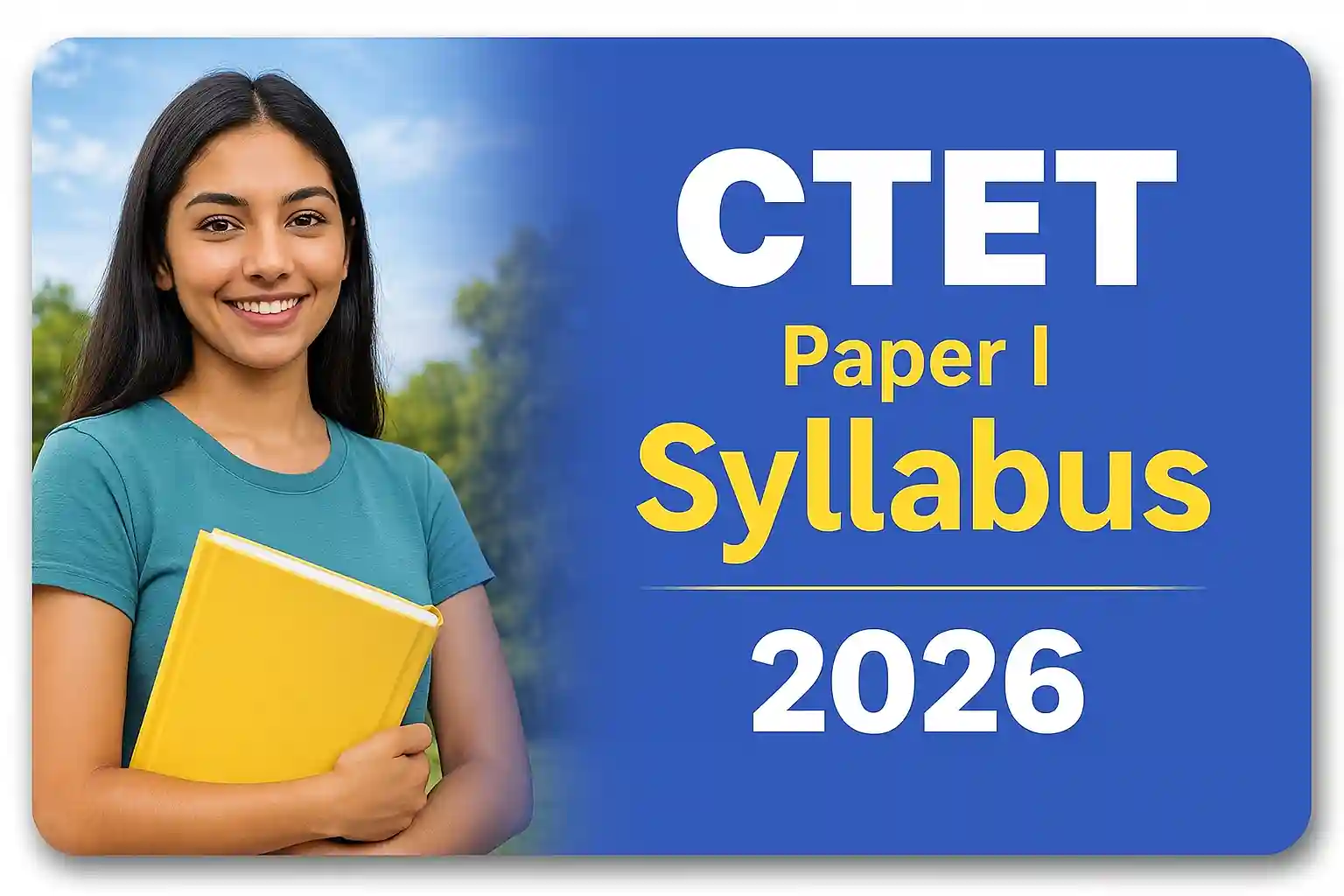 Ctet february 2026 syllabus paper 1